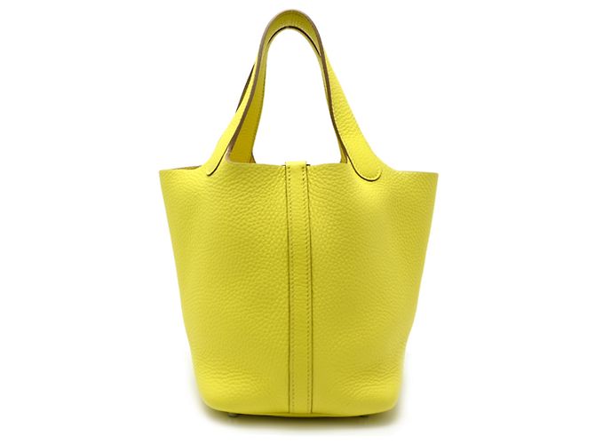 Hermès Hermes Picotin Lock PM Handtasche Golden Gelb - Ansicht 2
