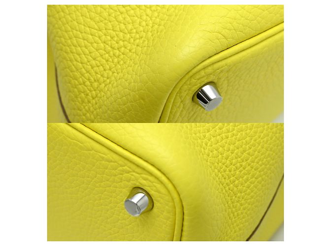 Hermès Hermes Picotin Lock PM Handtasche Golden Gelb - Ansicht 7