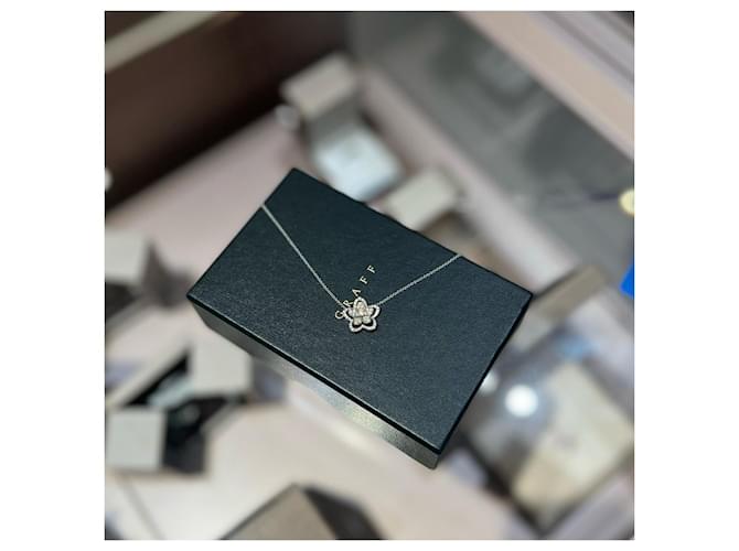 Graff Diamond Flower Halskette Silber - Ansicht 3