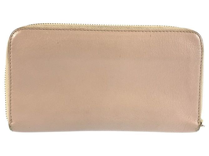 Portafoglio lungo Lily in pelle Chloé Marrone Beige - vista 2