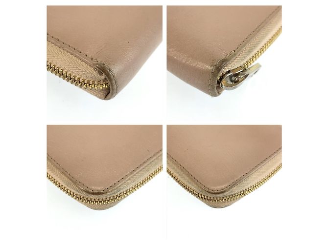 Portafoglio lungo Lily in pelle Chloé Marrone Beige - vista 4