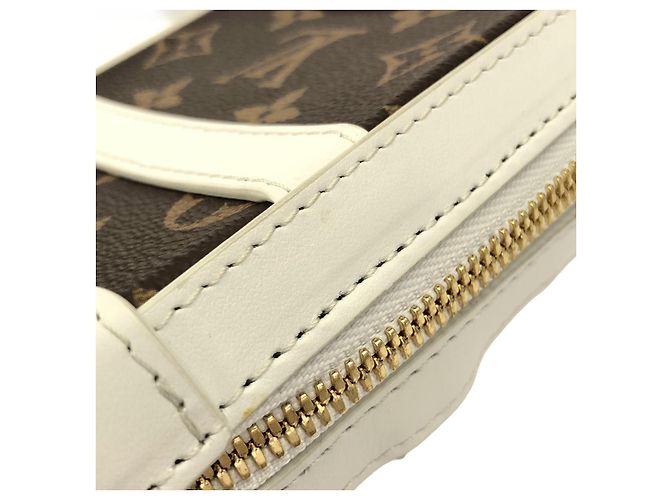 Borsa a tracolla Louis Vuitton Soft Trunk Phone Box Monogram Marrone - vista 5
