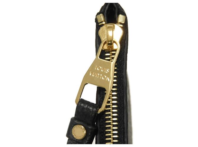 Monedero de cuero Louis Vuitton Portefeuille Curies Monogram Empreinte Negro - vista 6