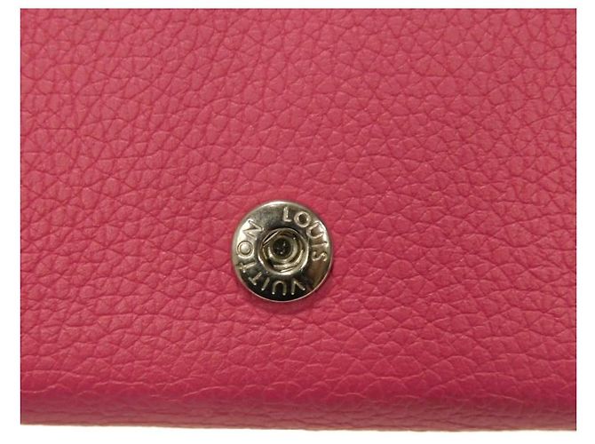 Portafoglio Louis Vuitton Porte Feuille Lock Mini in pelle Rosa - vista 10