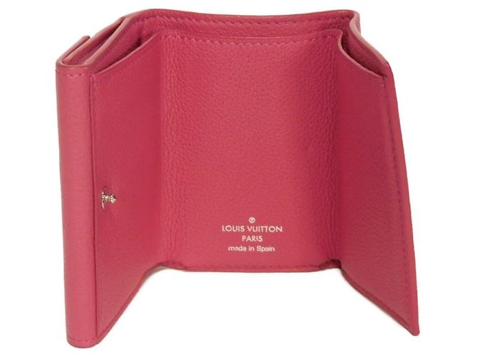 Portafoglio Louis Vuitton Porte Feuille Lock Mini in pelle Rosa - vista 5