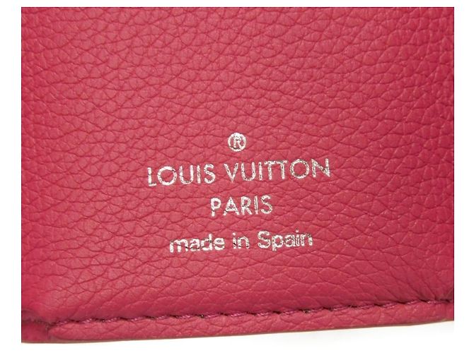Portafoglio Louis Vuitton Porte Feuille Lock Mini in pelle Rosa - vista 6