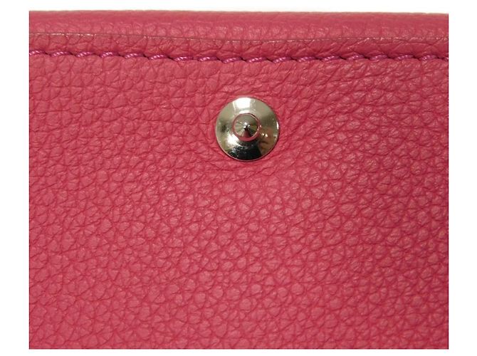 Portafoglio Louis Vuitton Porte Feuille Lock Mini in pelle Rosa - vista 8