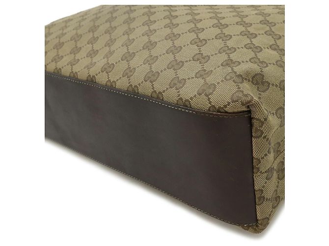 Borsa Tote Gucci GG Canvas Verde - vista 3