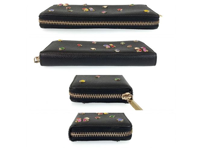 Portafoglio lungo in pelle Spade di Kate Spade Nero - vista 4