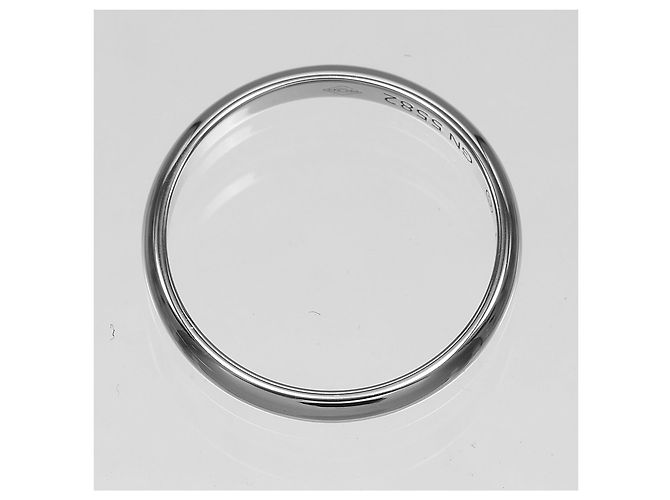 Anello da Sposa Cartier 1895 Pt950 Platino Taglia 49 Argento Metallico - vista 10