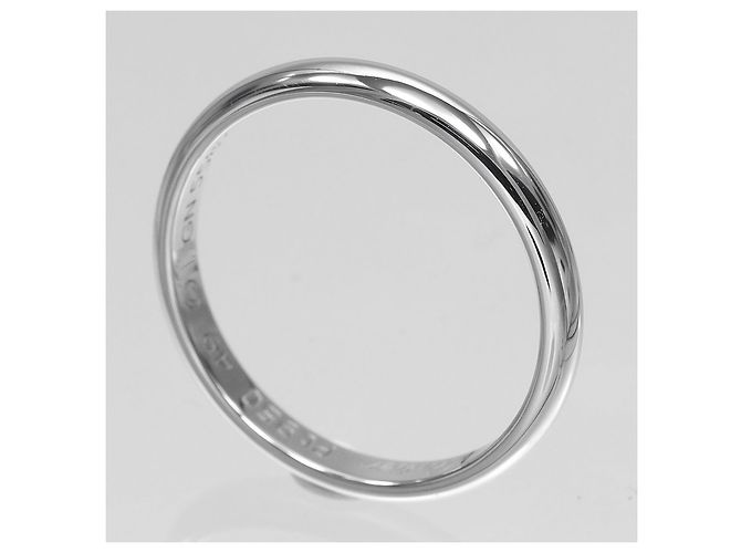 Anello da Sposa Cartier 1895 Pt950 Platino Taglia 49 Argento Metallico - vista 3