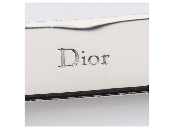 Christian Dior Bracciale a maglie Guilloche Dior in acciaio inossidabile Argento Metallico - vista 5