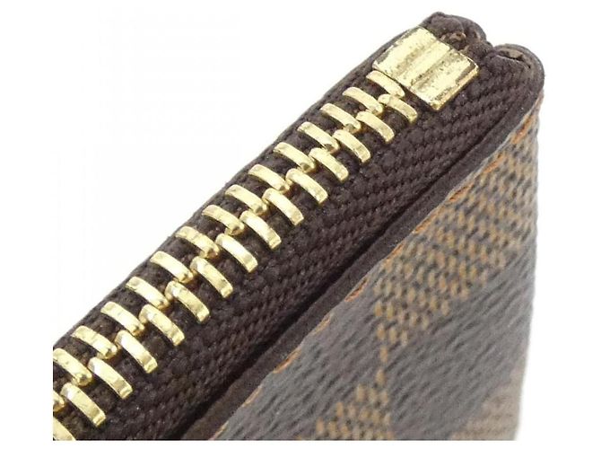Louis Vuitton Pochette Cle Damier Münz- und Schlüsseletui Braun - Ansicht 3