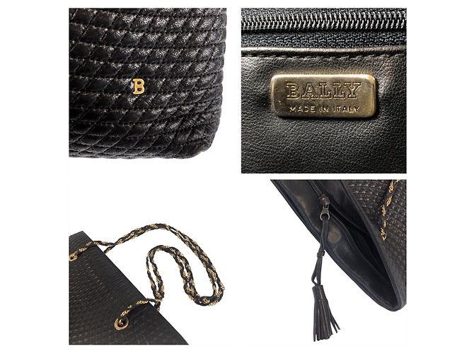 BALLY Ledertote-Bag Schwarz - Ansicht 4