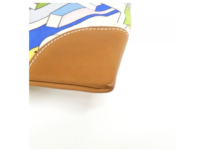 Hermès Bolsa de ombro Hermes ON A SUMMER DAY Silk Silky City MM Azul - vista 3