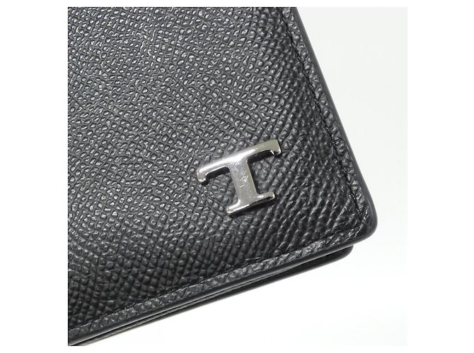 Tod's Portafoglio lungo bifold in pelle di vitello Tod’s Nero - vista 4