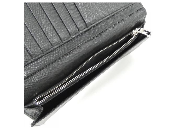 Tod's Portafoglio lungo bifold in pelle di vitello Tod’s Nero - vista 7