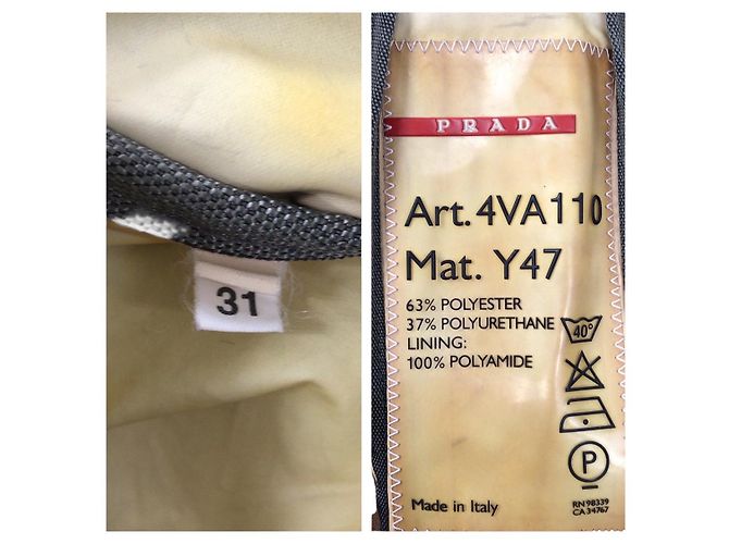 Prada Nylon Schultertasche Messenger Schwarz - Ansicht 4