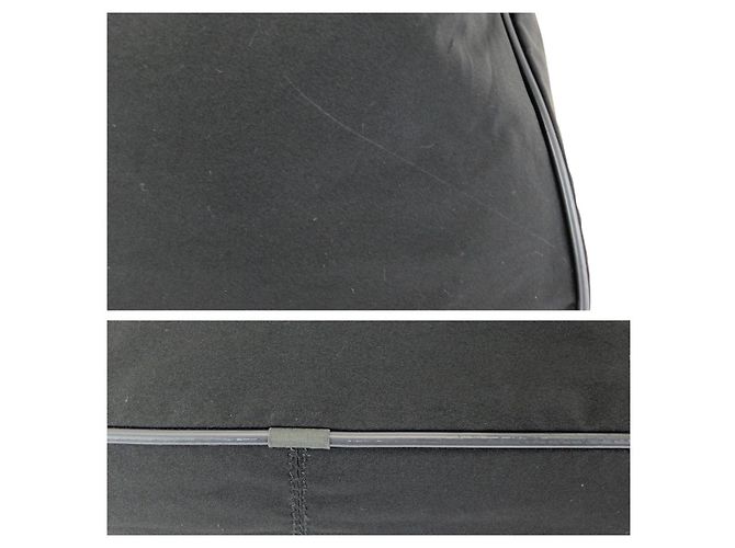 Prada Nylon Schultertasche Messenger Schwarz - Ansicht 5
