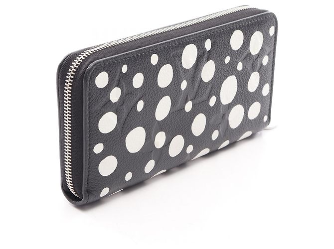 Louis Vuitton LV x YK Zippy Wallet Monogram Empreinte Long Wallet Nero - vista 2