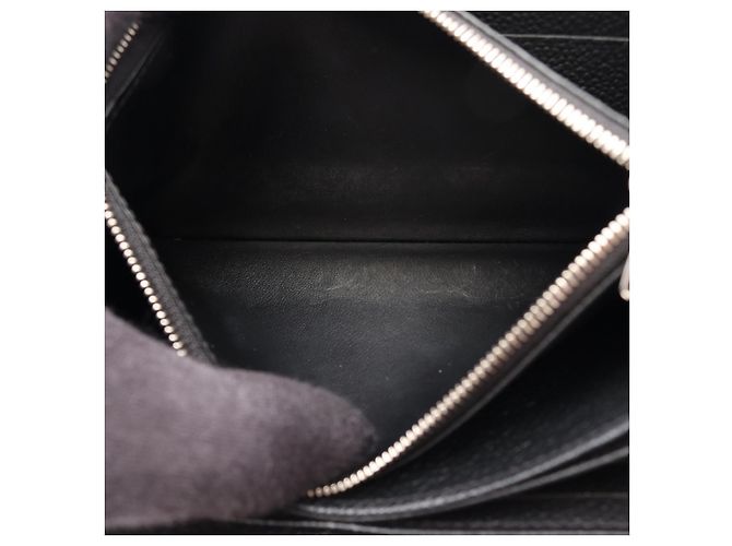 Louis Vuitton LV x YK Zippy Wallet Monogram Empreinte Long Wallet Nero - vista 6