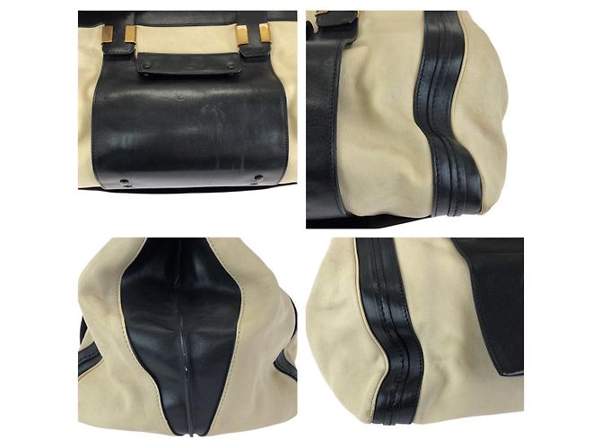 Chloé Alice Leder Tragetasche Braun Beige - Ansicht 5