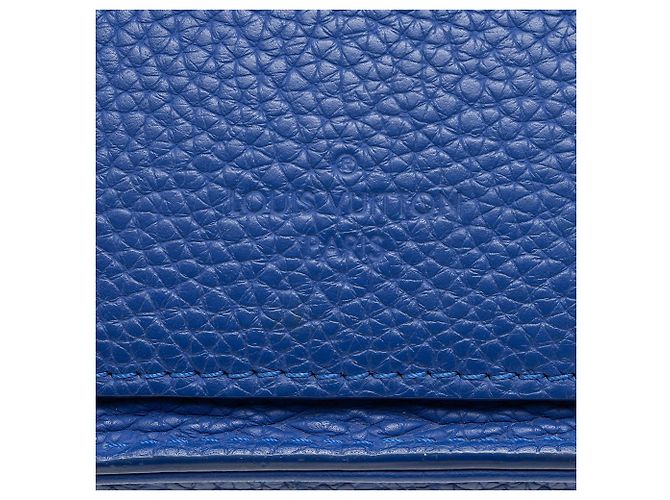 Borsa a tracolla Louis Vuitton Monogram Empreinte Macassar S Lock Blu - vista 8