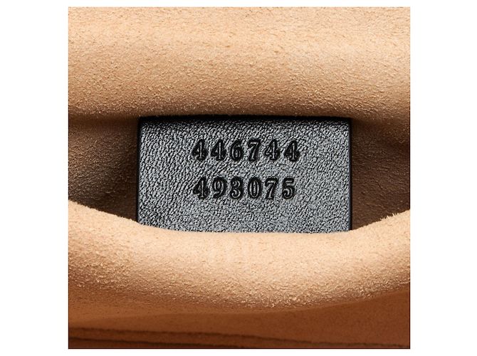 Gucci Matelasse GG Canvas GG Marmont Small Flap Bag Brown Beige - view 6
