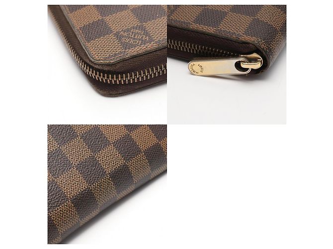 Portafoglio Zippy Louis Vuitton Damier Long Marrone - vista 10