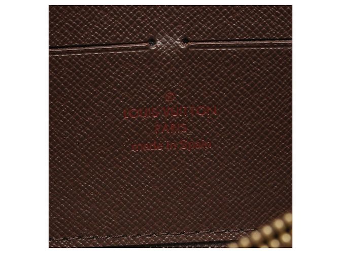 Portafoglio Zippy Louis Vuitton Damier Long Marrone - vista 4