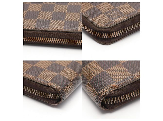 Portafoglio Zippy Louis Vuitton Damier Long Marrone - vista 9