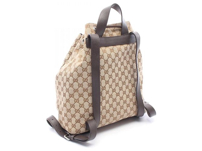 Zaino Gucci GG Canvas Marrone Beige - vista 2