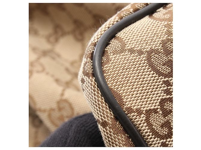 Zaino Gucci GG Canvas Marrone Beige - vista 5