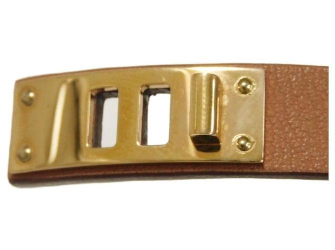 Hermès Pulsera Hermes As de Coeur Swift Castaño - vista 9