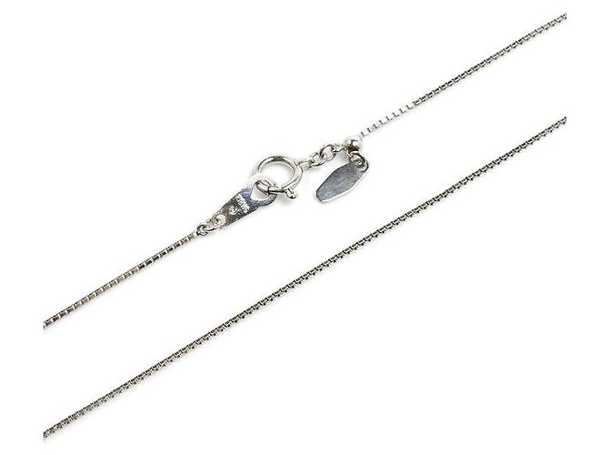 Collana Tasaki in oro bianco Au750 e diamanti Argento Metallico - vista 5