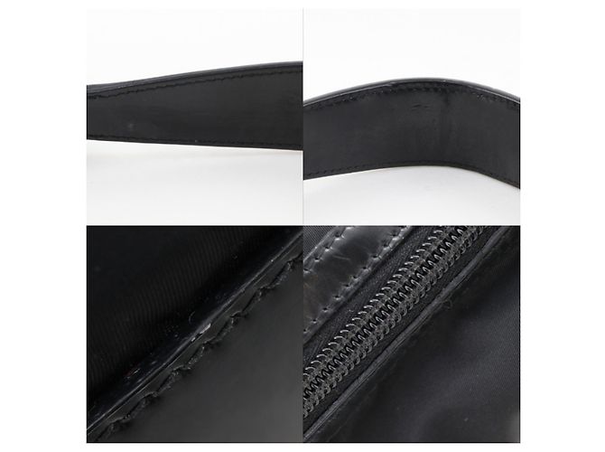 Prada Nylon Schultertasche Schwarz - Ansicht 8