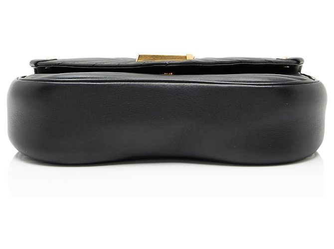 Louis Vuitton Calfskin New Wave Chain MM Shoulder Bag Black - view 4