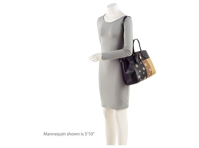 Louis Vuitton Limited Edition Reverse Monogram Night Light City Steamer MM Tote Marrone Beige - vista 5