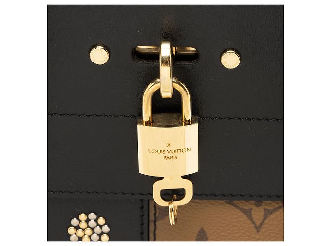 Louis Vuitton Limited Edition Reverse Monogram Night Light City Steamer MM Tote Marrone Beige - vista 9