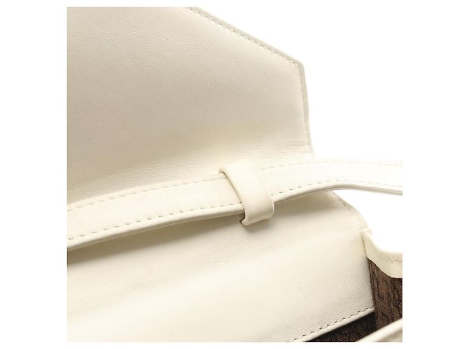 Borsa a tracolla in pelle Yves Saint Laurent Bianco - vista 7