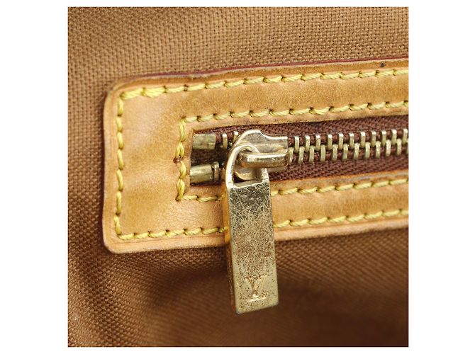 Borsa Cabas Louis Vuitton Cabas Mezzo Monogram Marrone - vista 10