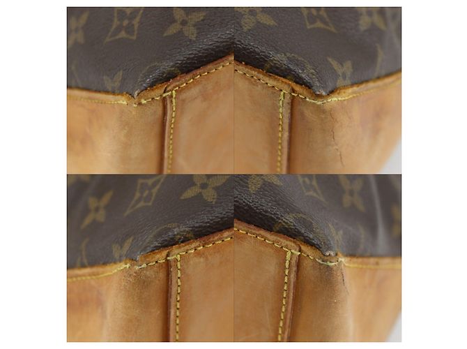 Borsa Cabas Louis Vuitton Cabas Mezzo Monogram Marrone - vista 4