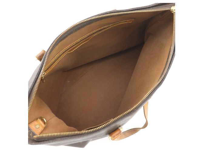 Borsa Cabas Louis Vuitton Cabas Mezzo Monogram Marrone - vista 6