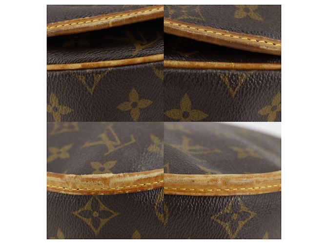 Borsa a tracolla Louis Vuitton Menilmontant Monogram Marrone - vista 4