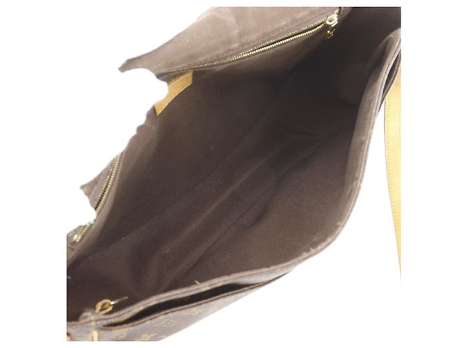 Borsa a tracolla Louis Vuitton Menilmontant Monogram Marrone - vista 5