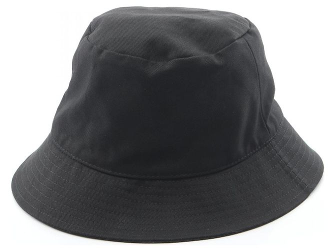 Céline Sombrero bucket de algodón CELINE Negro - vista 2