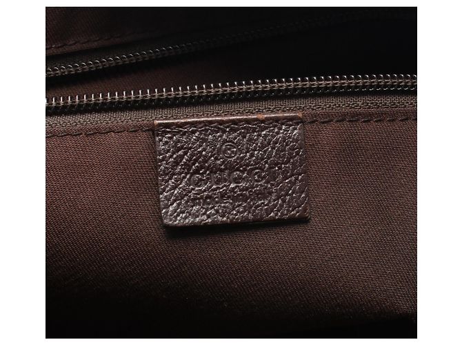 Borsa a tracolla Gucci GG Canvas e pelle Marrone Beige - vista 4