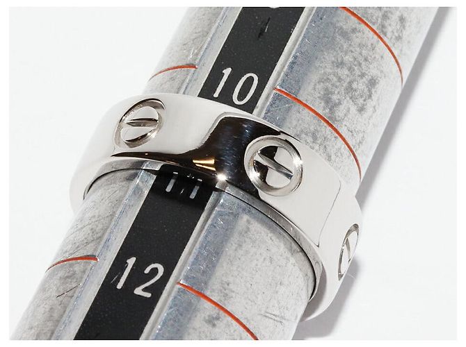 Cartier LOVE Ring Pt950 Größe 51 Silber Metallisch - Ansicht 2