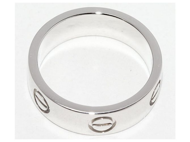 Cartier LOVE Ring Pt950 Größe 51 Silber Metallisch - Ansicht 3