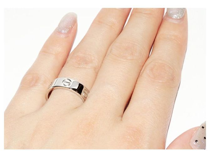 Cartier LOVE Ring Pt950 Größe 51 Silber Metallisch - Ansicht 5
